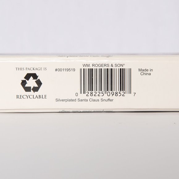 WM Rogers and Son Silverplated Santa Claus Candle Snuffer - New in Box! - Picture 6 of 6